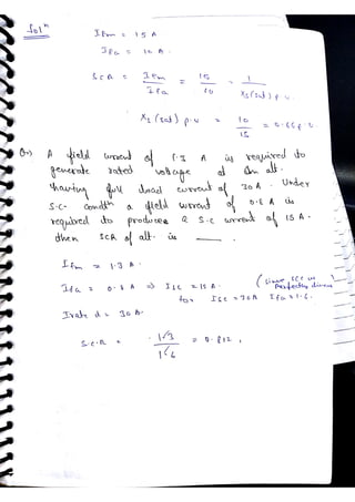 Synchronous machine NOTES, ACE ACADEMY