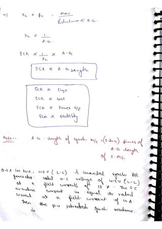 Synchronous machine NOTES, ACE ACADEMY