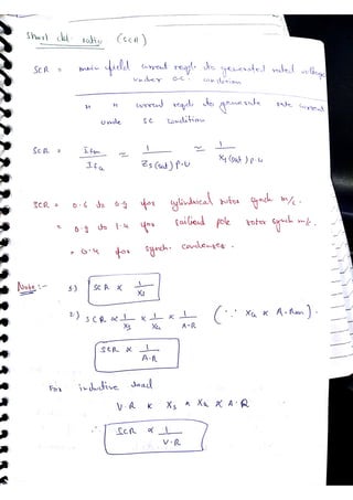 Synchronous machine NOTES, ACE ACADEMY