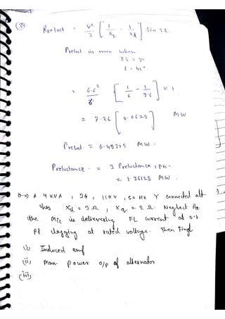 Synchronous machine NOTES, ACE ACADEMY