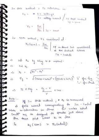Synchronous machine NOTES, ACE ACADEMY