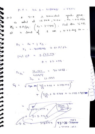 Synchronous machine NOTES, ACE ACADEMY