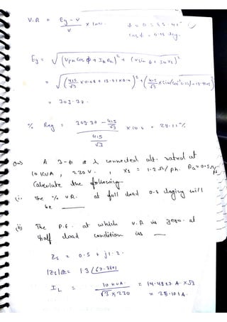 Synchronous machine NOTES, ACE ACADEMY