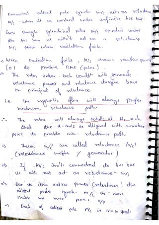 Synchronous machine NOTES, ACE ACADEMY