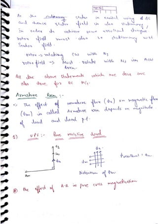 Synchronous machine NOTES, ACE ACADEMY