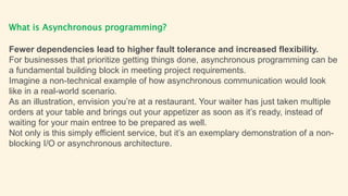 Synchronous vs Asynchronous Programming | PPTX | Programming Languages ...