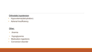 Syncope in pediatrics | PPTX