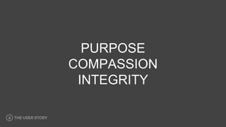 PURPOSE
COMPASSION
INTEGRITY
 