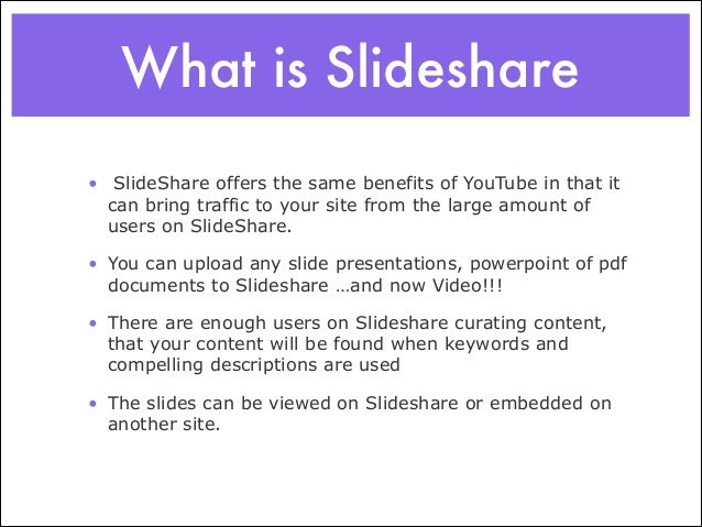 syndication with slideshare what is slideshare