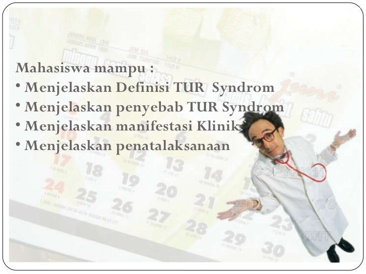 Syndrome Resection Transuretral Tur Syndrom