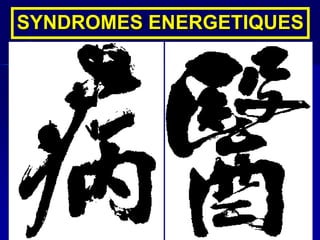 SYNDROMES ENERGETIQUES
 