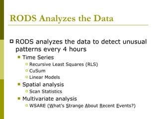 The Rods Detect Syndromic surveillance hrsa | PPT