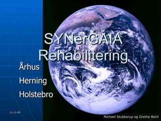 SYNerGAIA Rehabilitering Michael Stubberup og Grethe Bech 11-11-09 Århus Herning  Holstebro 