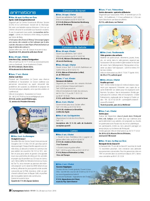 Synergences Hebdo 419