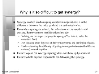 synergy types, examples related to pwc marketing consultant ...