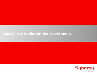 Specialists in SharePoint recruitment 