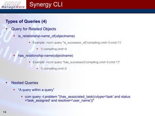 Synergy CLI | PPT