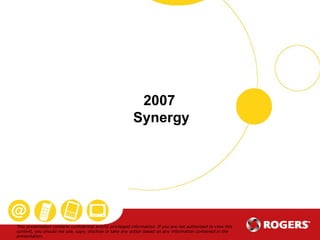 2007  Synergy 