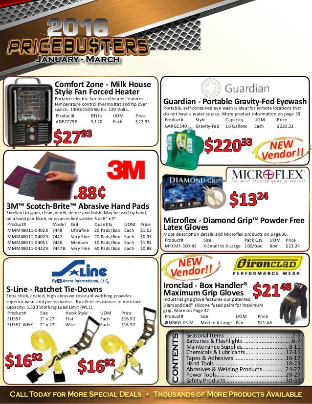 synergy supply q1 2016 price buster flyer synergy one flyer