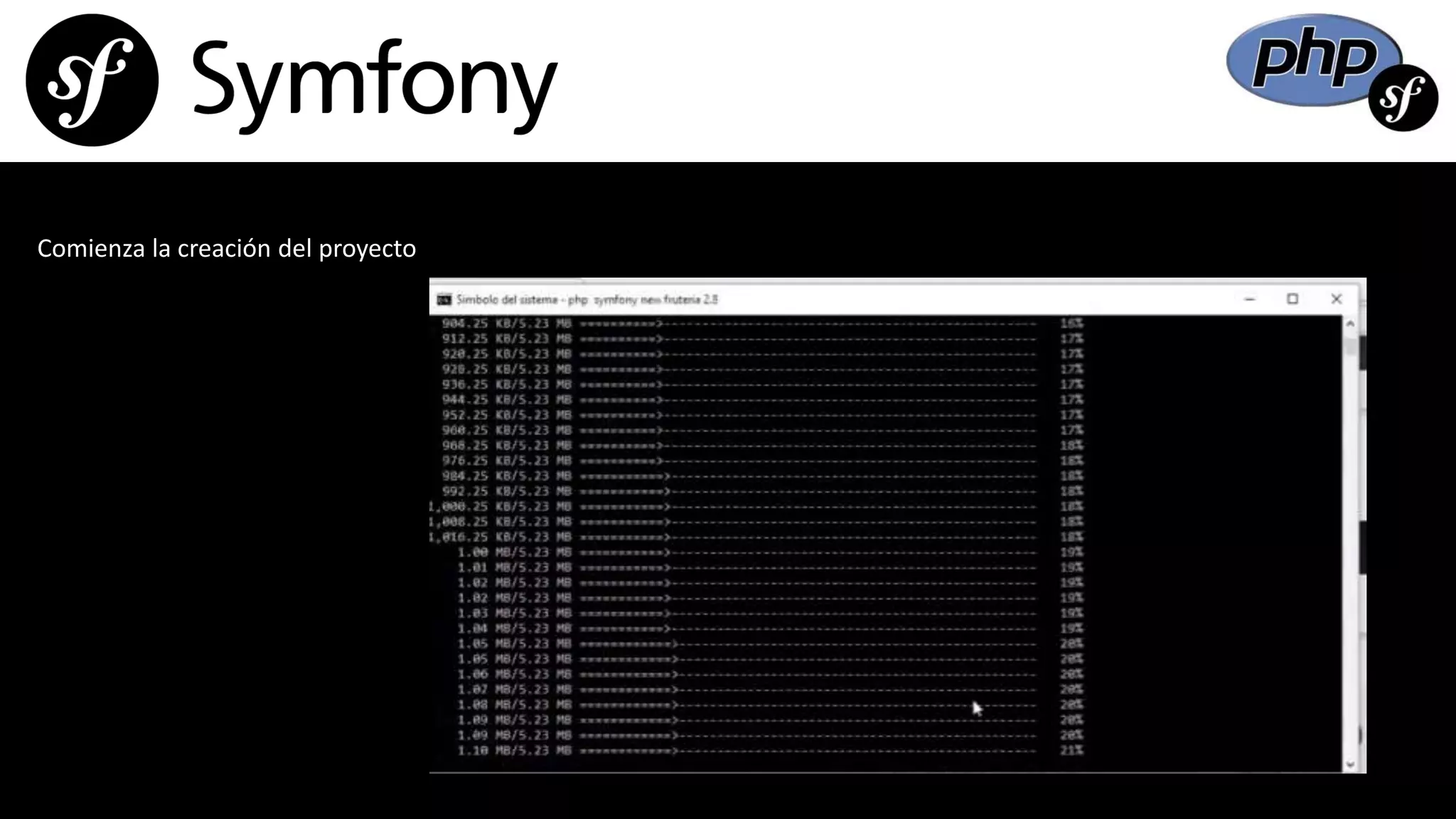 Comienza la creación del proyecto
 