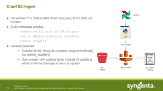 Syngenta's Predictive Analytics Platform for Seeds R&D | PPTX