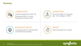 Syngenta's Predictive Analytics Platform for Seeds R&D | PPTX
