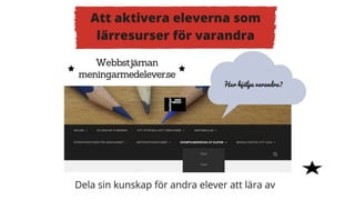 Synligt lärande och digitala verktyg
