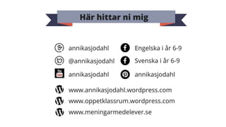 Synligt lärande och digitala verktyg