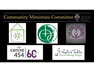Community Ministries Committee
 
