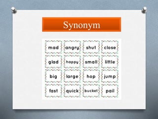 Synonym
 