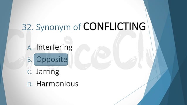 Synonyms Starting With Letter C | PPT