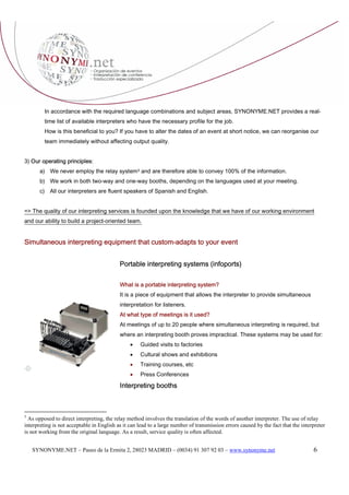 Synonyme.Net Services Eng 2009