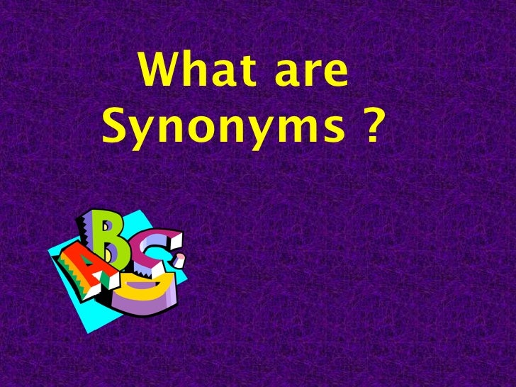 Synonym and antonym powerpoint for kids picture