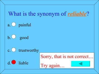 Synonyms