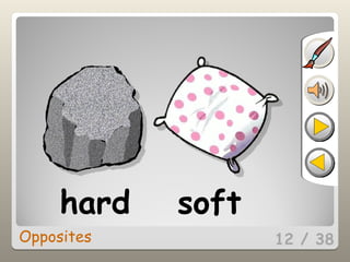 12 / 38
hard soft
Opposites
 