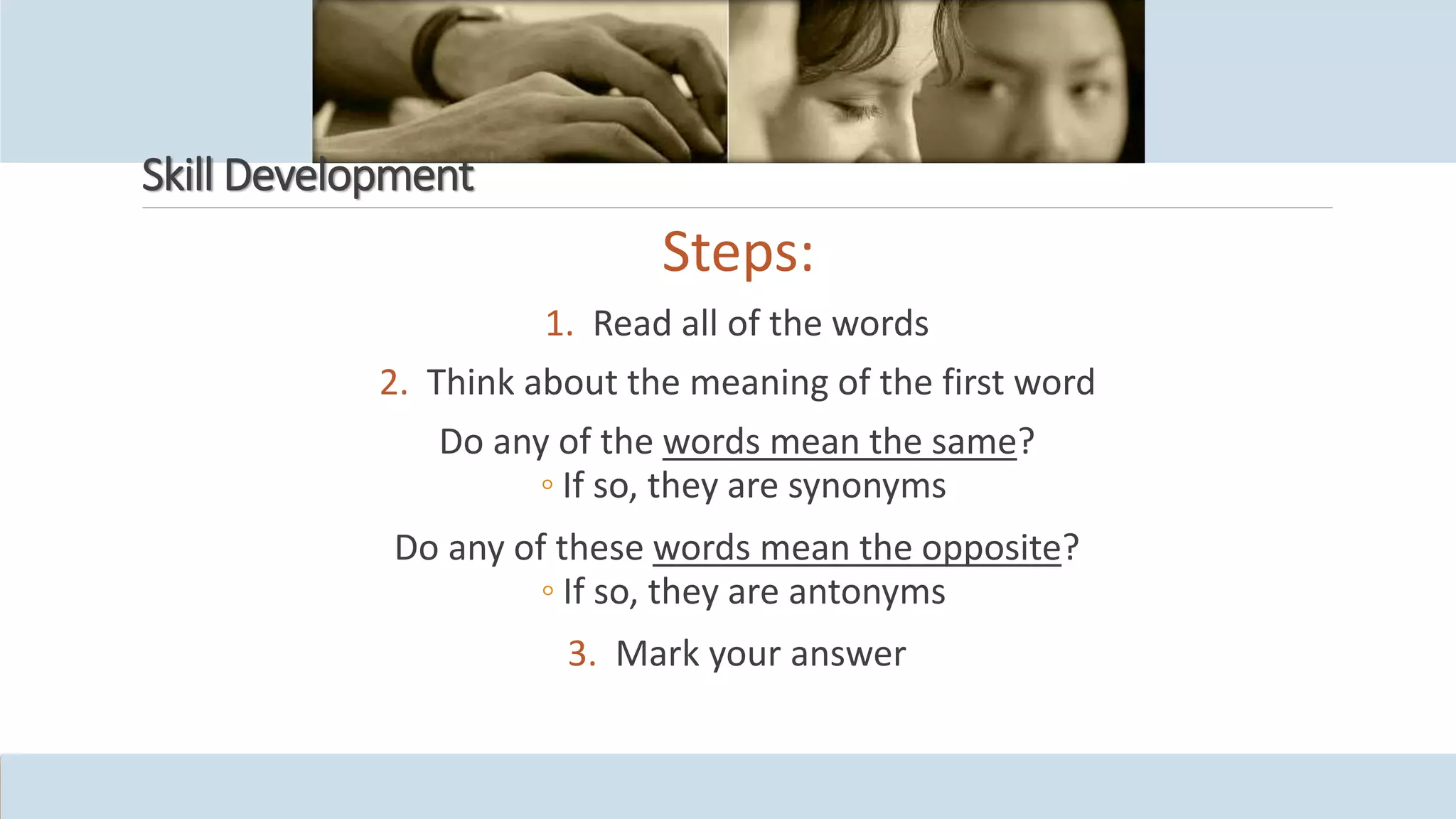 Synonyms and Antonyms Presentation.ppt