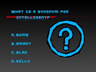 Synonyms antonyms | PPT