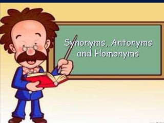 PPT - Synonyms and Antonyms PowerPoint Presentation, free download