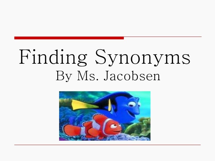 Synonyms power point
