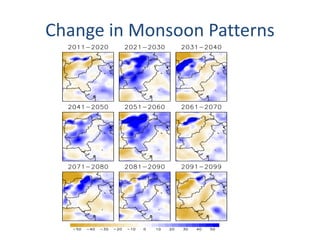 Change in Monsoon Patterns 
 