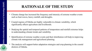Spatio-Temporal Analysis of Temperature and Rainfall Extremes in ...