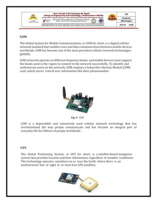 vehicle security management using fingerprint module and using GPS and ...