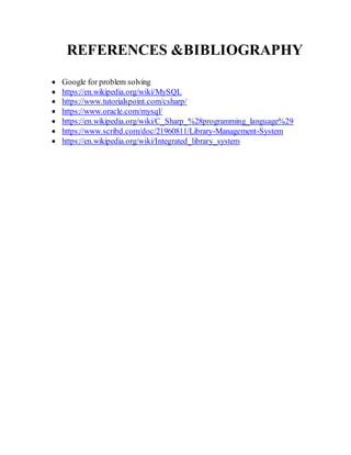 Synopsis of Library Management System | DOCX