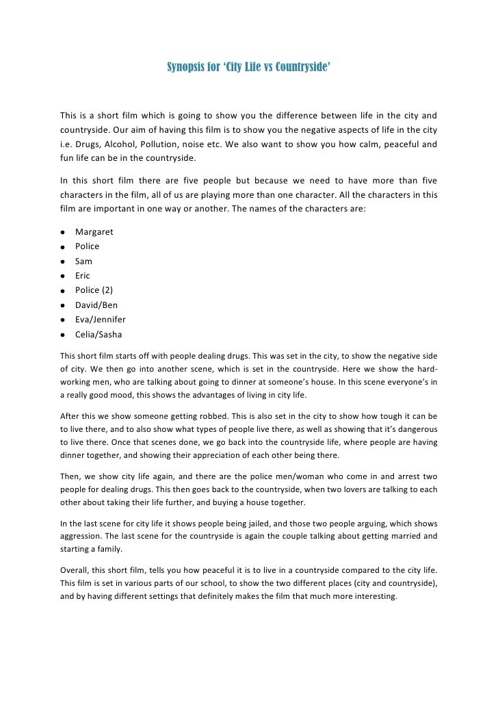 City Life vs Country Life – Essay