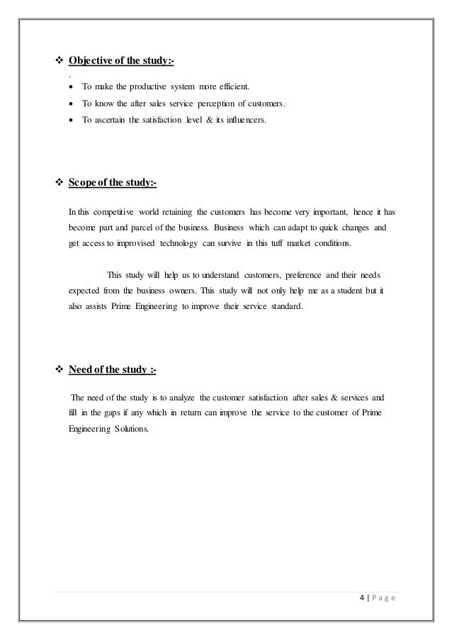 After sales service literature review