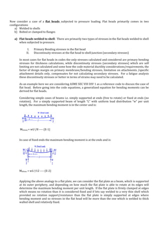 Shell Length Formula Asme Synopsis of Shell & Circular Flat Heads equations/calculations in ...
