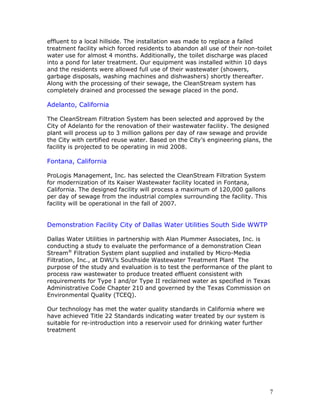 Synopsis Of The Clean Stream Technology | PDF