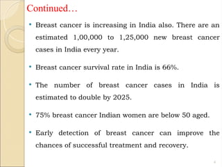EARLY DETECTION AND CLASSIFICATION OF BREAST CANCER USING MAMMOGRAMS ...