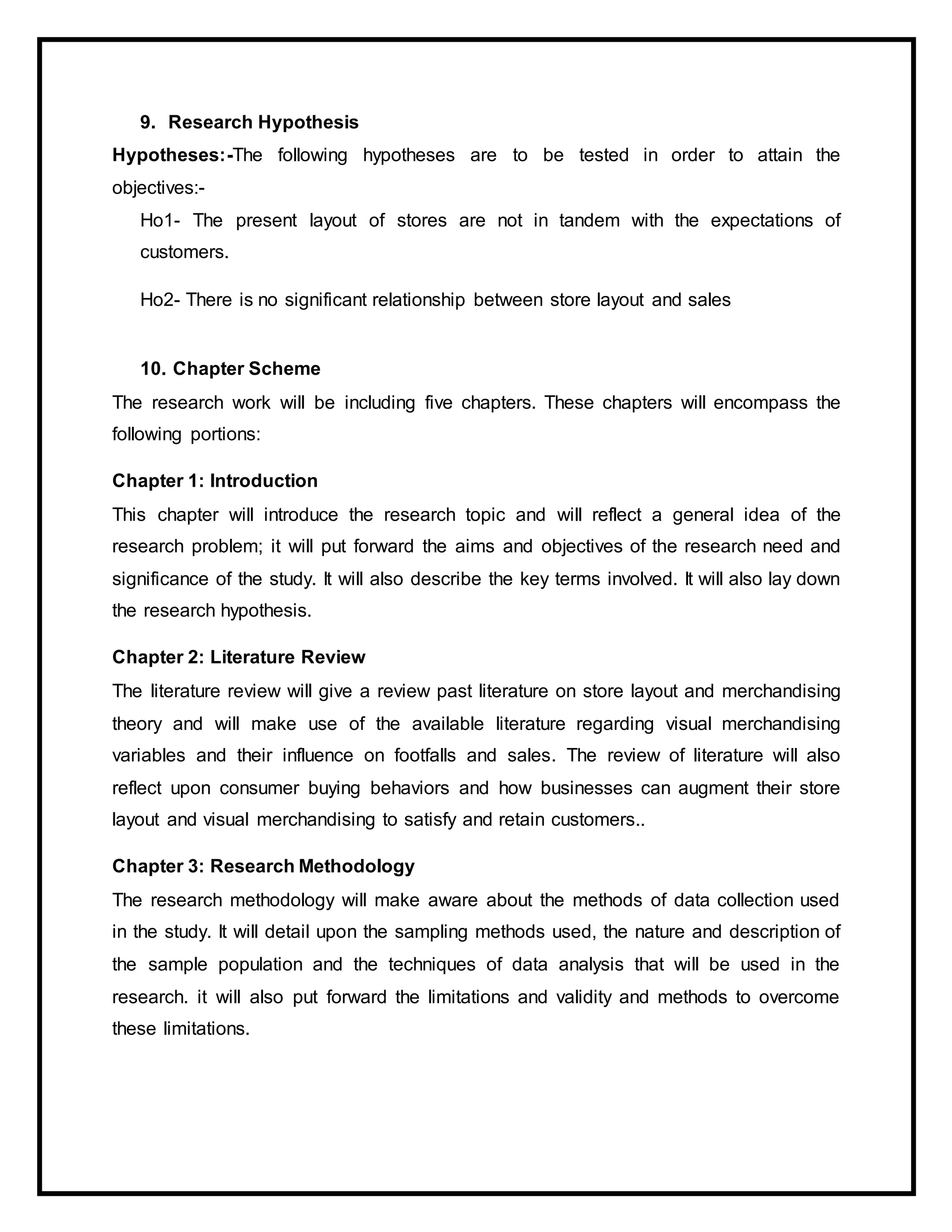 Synopsis store layout [www.writekraft.com] | DOCX
