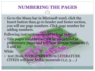 Synopsis writing....important instructions | PPTX